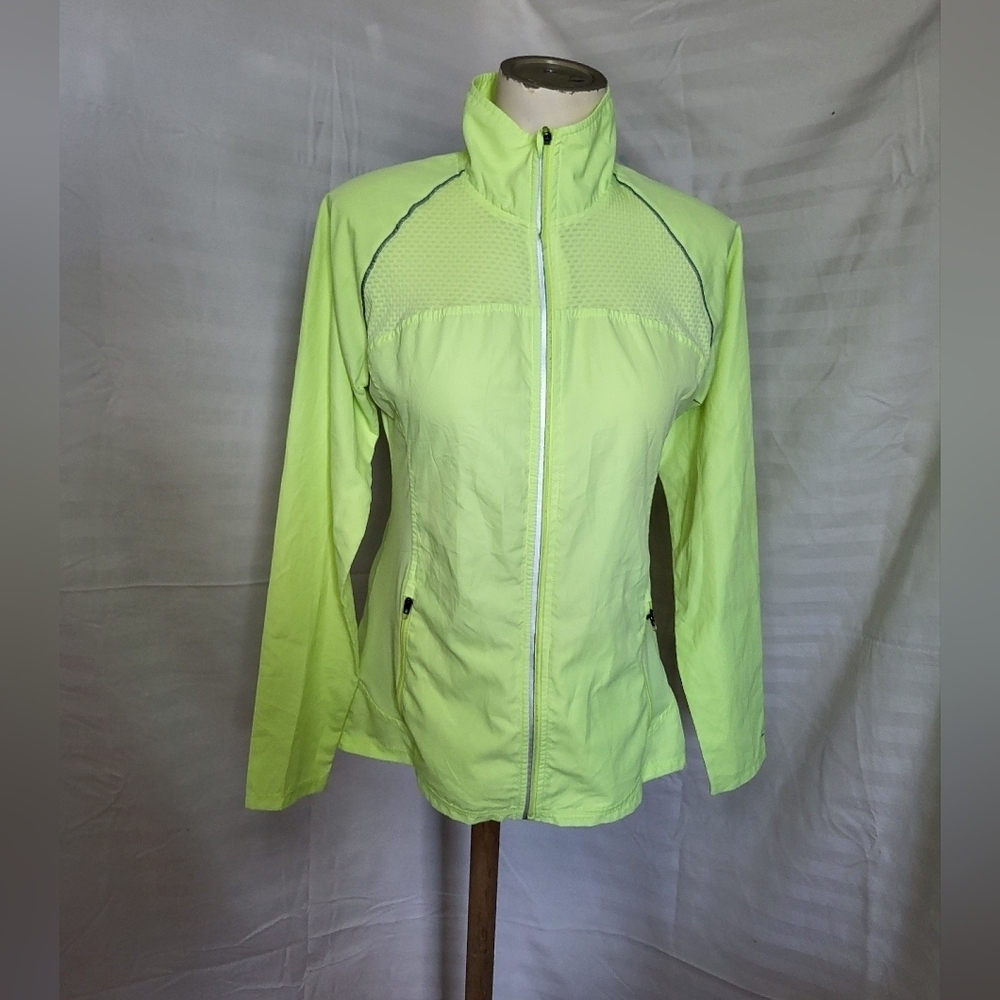 Champion Neo  Yellow  Jacket Full Zip Standing Collar, Size Small